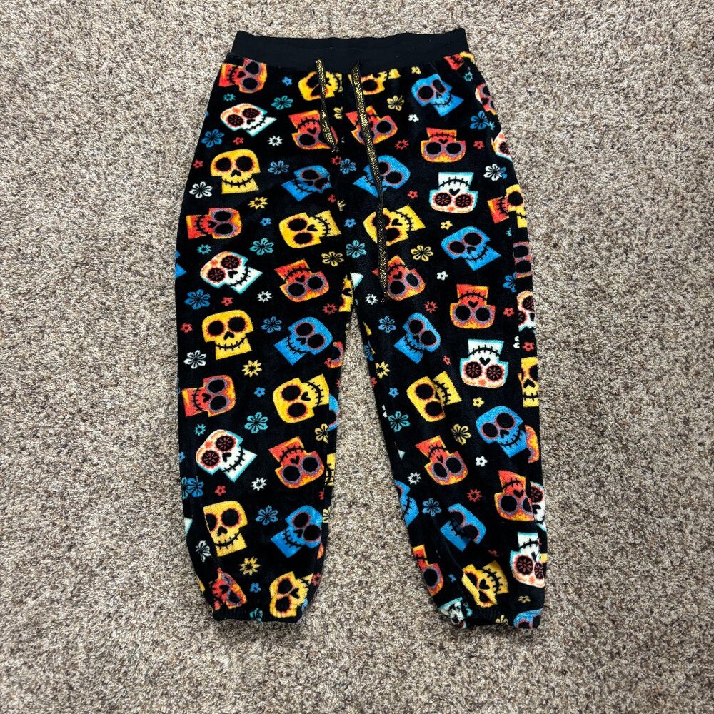 Skull Pajama Bottom with Elastic at ankle - Women's Size L - Preowned - 2070